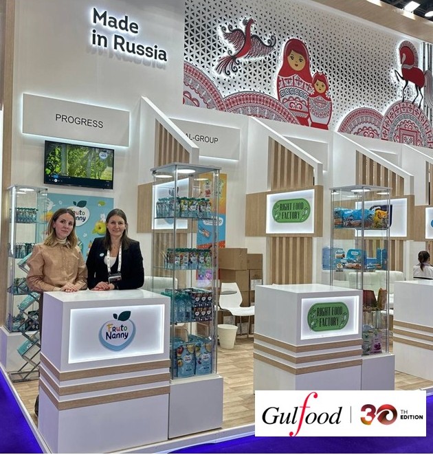 ПРОГРЕСС представил новинки «ФрутоНяня» на Gulfood2025  в Дубаи